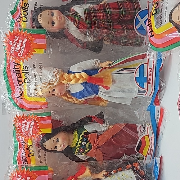 Nationality vintage dolls moving eyes arms and legs. - Picture 5 of 5